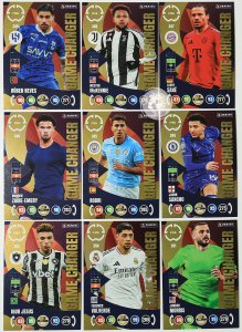 9 karty GAME CHANGER komplet 2025 CLUB WORLD CUP panini