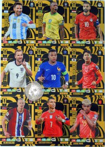 9 karty GOLDEN BALLER komplet 2026 FIFA WORLD CUP 