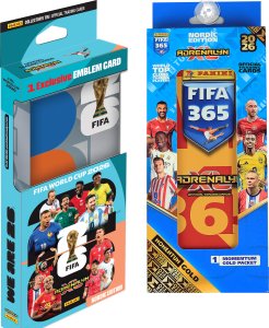 2 x PENCIL TIN NORDIC 2026 FIFA 365 + 2026 WORLD CUP Emblem