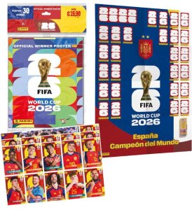 Panini FIFA World Cup 2026 Naklejki - Official Winner Poster - Complete Set