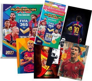 2027 FIFA ALBUM + BLISTER XXL + Duża karta fantop A5 poster