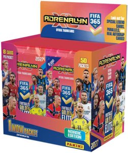 BOX NORDIC 50 x saszetki 400 karty 2027 FIFA 365 panini