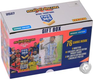 GIFT BOX NORDIC 2027 FIFA 365 Messi Limited panini Special Box